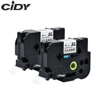 Cidy 2 å 24 ããªã¡ãŒãã« * 8 äžã¯ãªã¢ç©å±€ TZe-155 TZ-155 ãã£ãŒ 155 TZE155 TZ155 ã©ããªã³ã°ããŒã p-touch ã®ã©ãã«ããªã³ã¿