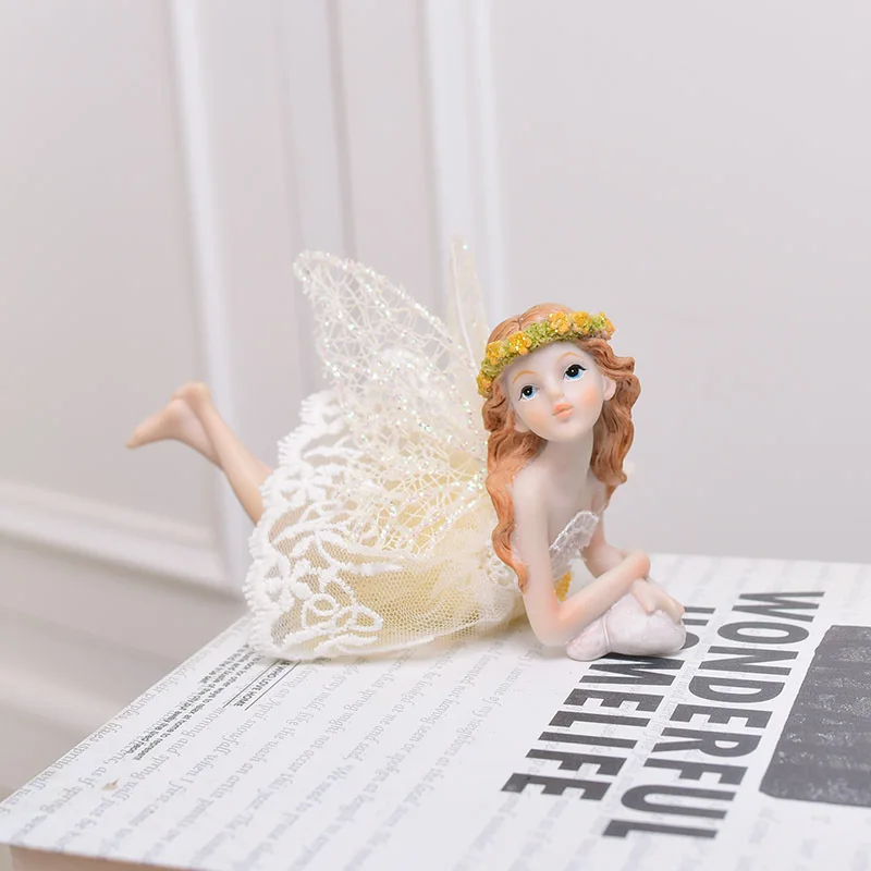VILEAD 5 стилей смолы цветок феи фигурки Творческий Европейский пасторальный Ангел девушка украшения комнаты украшения для дома свадьбы