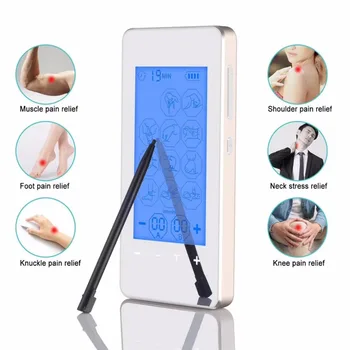 

New 2in1 double value Touch Screen TENS unit 12 mode ElectroTherapy device pulse massager, smart full body Digital Massage