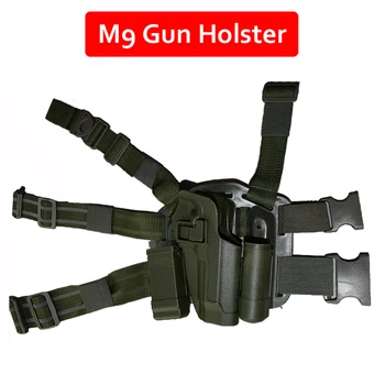 

Hunting Airsoft Beretta M9 Gun Holster Tactical Military Paintball Pistol Leg Holster Fit For Beretta 92 96 Right Hand 3 Colors
