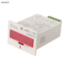 OOTDTY 6-Digits Display Electronic Counter JDM11-6H 0-999999 Counting power off memory OOTDTY 6-Digits Display Electronic Counter JDM11-6H 0-999999 Counting power off memory