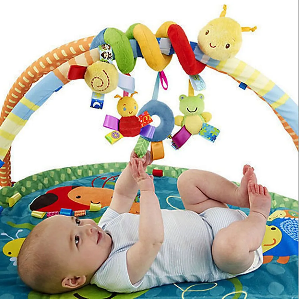 Baby-Rattles-Mobiles-Animals-Bed-Bumper-Crib-Cot-Soft-Baby-Bedding-Toys-Set-Bed-Around-Bell