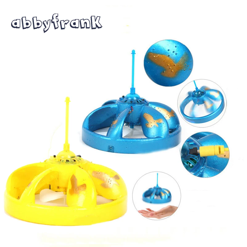 

Abbyfrank Electric Suspension Induction UFO Flying Hovering Floating Flight Electric UFO With LED Light Outdoor Toys For Boys
