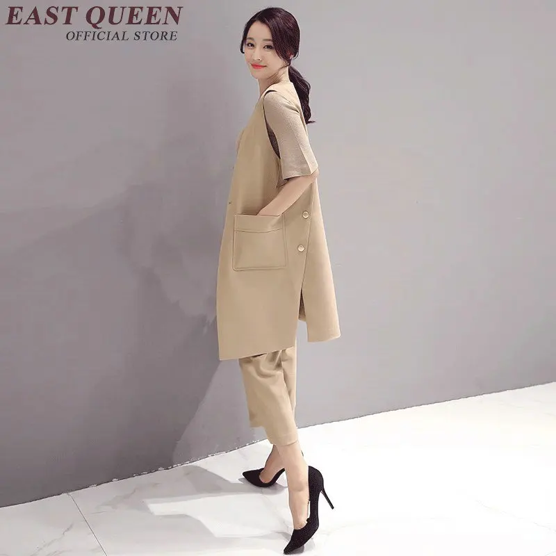 Pantalon 1 Ensembles Ensemble Pièces Femmes 2018 Gilet Dd010 Mode Automne 2 Costumes Deux C WU7WqnHX