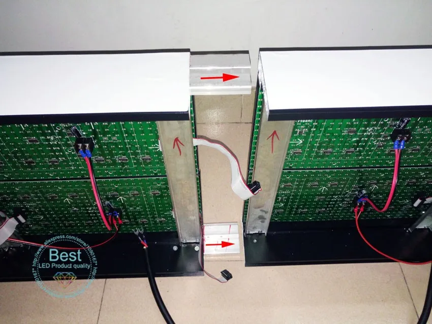 Gicl-3590F2 P10 одиночный и двойной цвет и P3-P10 полноцветный СВЕТОДИОДНЫЙ знак алюминиевая рамка, подходит для всех видов небольшого экрана