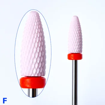 

Quality ceramic flame nail drill bits electric nail pedicure tool nail machine accessories manicure milling machine equipment