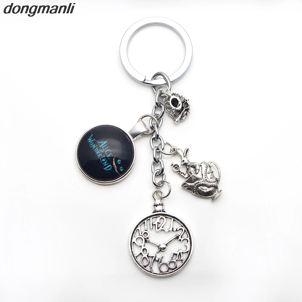 P253 dongmanli Fashion movie jewelry Alice in Wonderland Key Holder