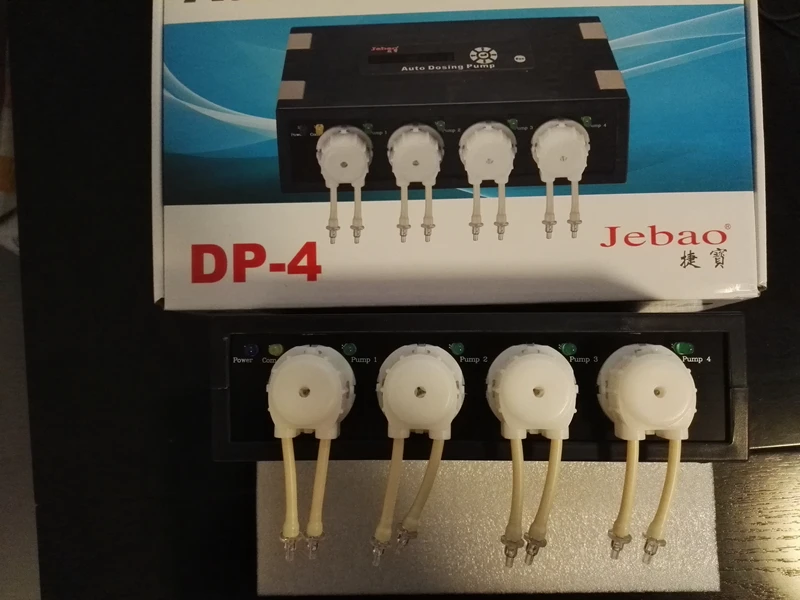 

DP-4 dosing pump peristaltic pump 4 heads automatic doser for marine aquarium nano reef tank