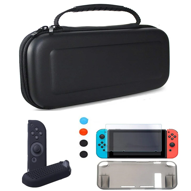 Портативный жесткий чехол накладка для Nintendo Switch водостойкая EVA сумка хранения