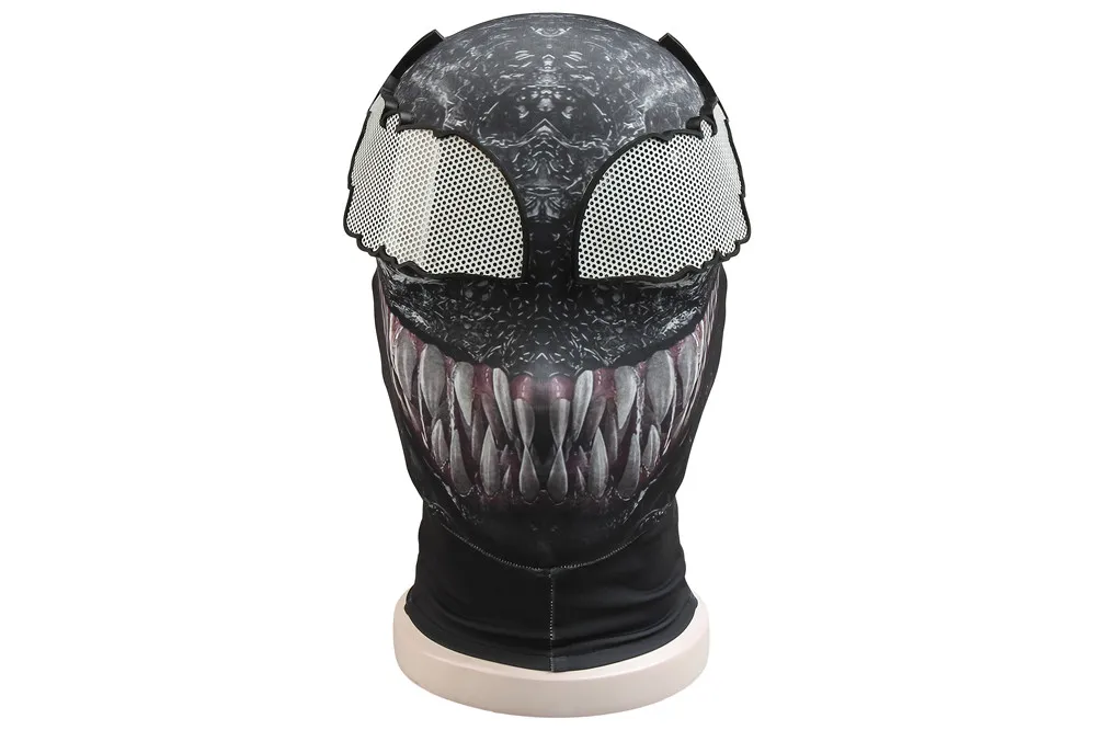 Костюм для косплея Venom, Человек-паук, Zentai, облегающий костюм, спандекс, яд, комбинезон, боди, маска на Хэллоуин