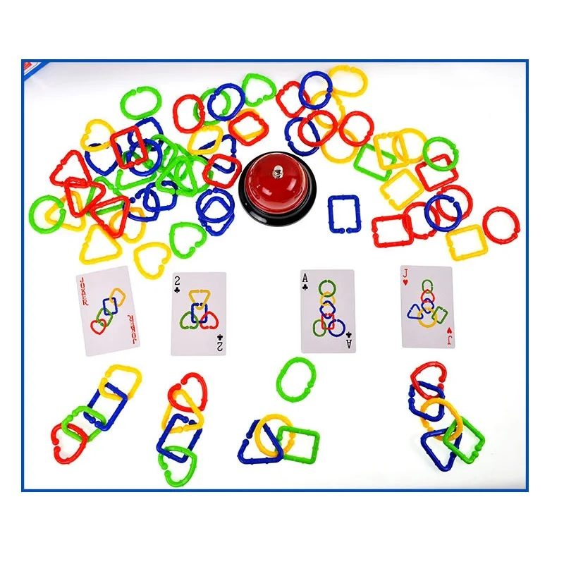 Кольцо Игра Головоломка доска логическое мышление игра цветные формы познание Блокировка щелкнутое кольцо застежка родитель-ребенок Интерактивная игрушка