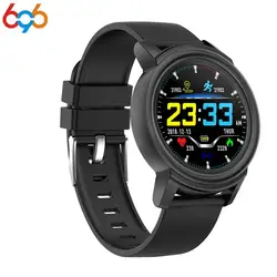 696 DK02 Smartwatch круглый Экран полный Дисплей крови Давление монитор сердечного ритма Фитнес фитнес-трекер умные часы для Android