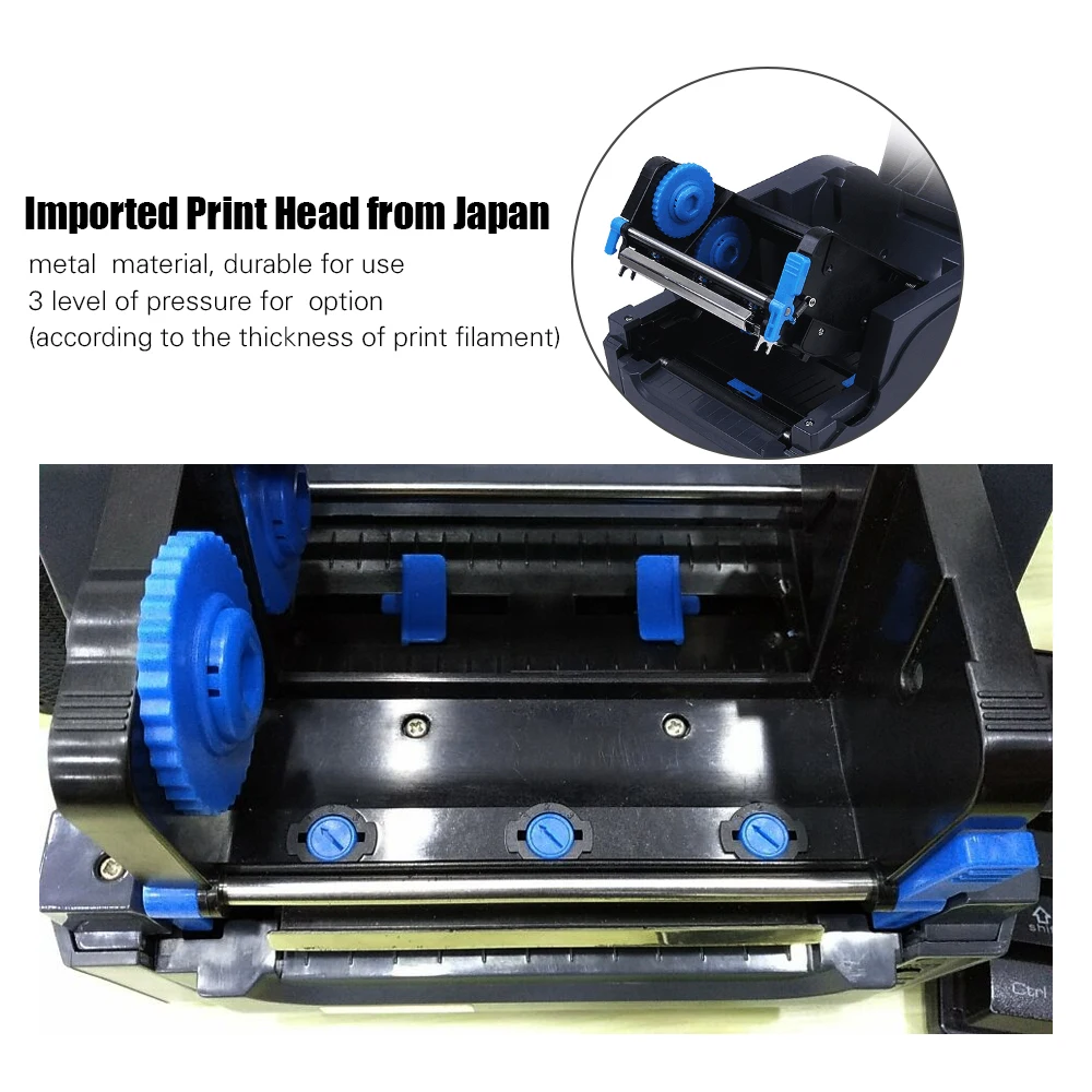 Gprinter طابعة نقل الحرارية استلام الطابعة تسمية الباركود 80 ملليمتر طباعة عرض واجهة usb ل pos لوجستية مجوهرات التجزئة