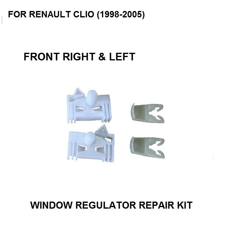 Для RENAULT CLIO(1998-2005) регулятор окна ремонтный зажим передний правый и левый пластиковые зажимы