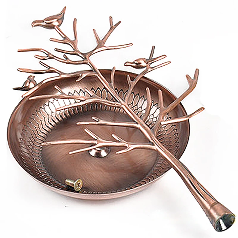 Attractive Fashion Bird Tree Stand Jewelry Earring Necklace Ring Show