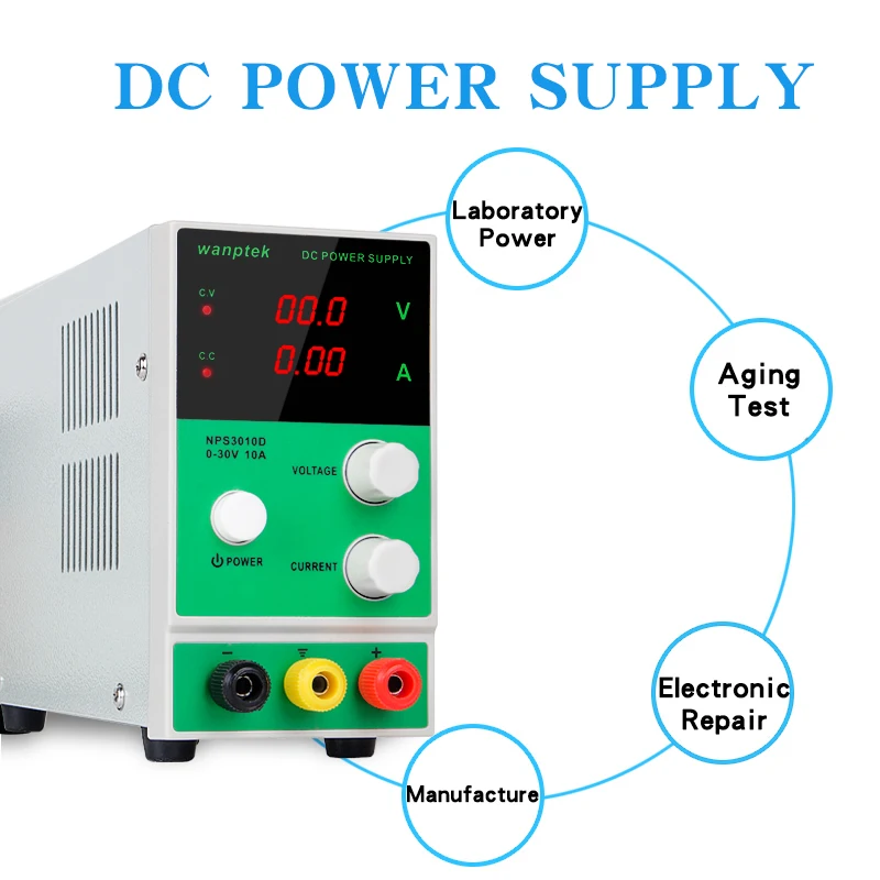 Настольный лабораторный Регулируемый источник питания 30 в 10A регулятор напряжения 220 В 110 В 3010d для телефона лабораторный стабилизатор тока