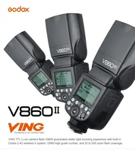 Ving V860II V860II-C/N/S E-TTL HSS 1/8000 Without VB18 Battery Speedlite Flash For Canon Nikon Sony Olympus Panasonic Fujifilm