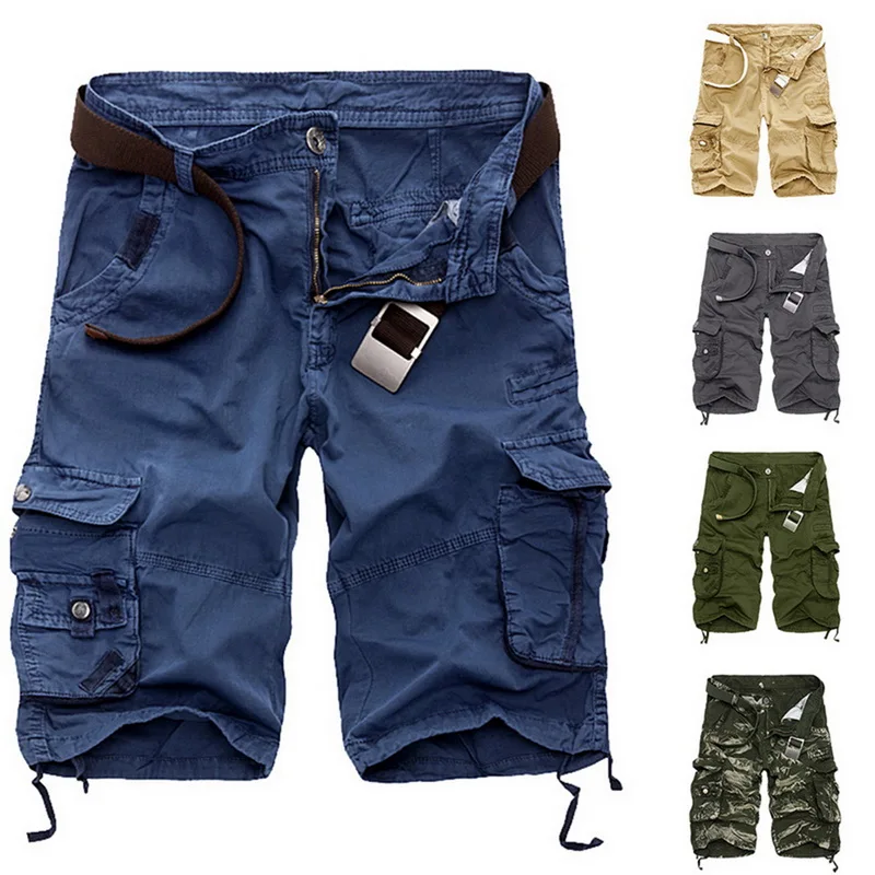 

NIBESSER Cargo Shorts Men Cool Camouflage Summer Cotton Casual Men Short Pants Brand Clothing Comfortable Camo Men Cargo Shorts