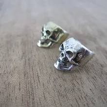 4 шт./лот череп дредлок ужас заколка для волос бусины 9 мм отверстие