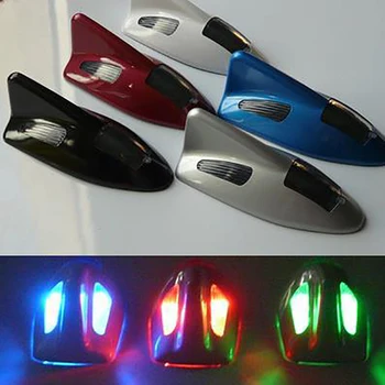 

Car antenna Car solar anti-tailing antenna Wiring function decorative antenna Led lamp car universal antenna