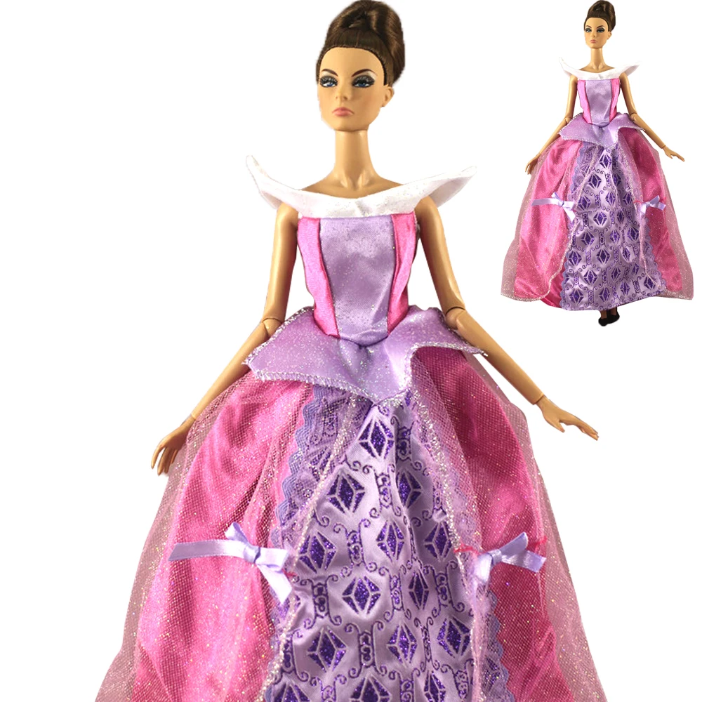 NK Принцесса Рапунцель кукла платье сказки Кукольное платье Косплей Плащ наряд для куклы Барби аксессуары DIY игрушки 05D