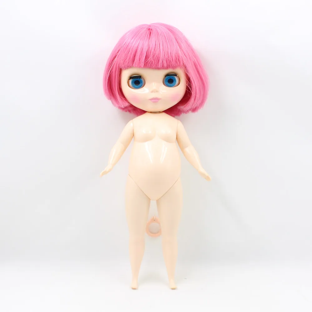 Ледяной DBS Blyth кукольные 1/6 bjd игрушки 30cm пухлый кукла жир blyth короткая лента для