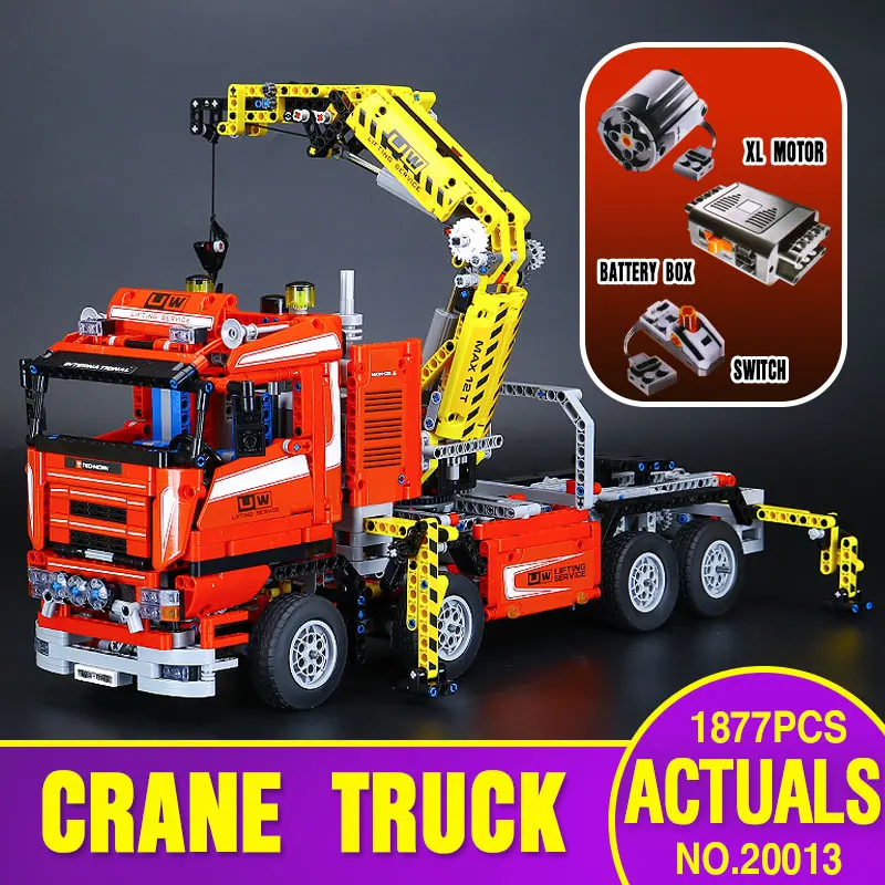 

FANKE Model Building Kits Blocks Hobbies Model Kit Toys for children Compatible Lego Lepin L20013 1877PCS Vehicle J