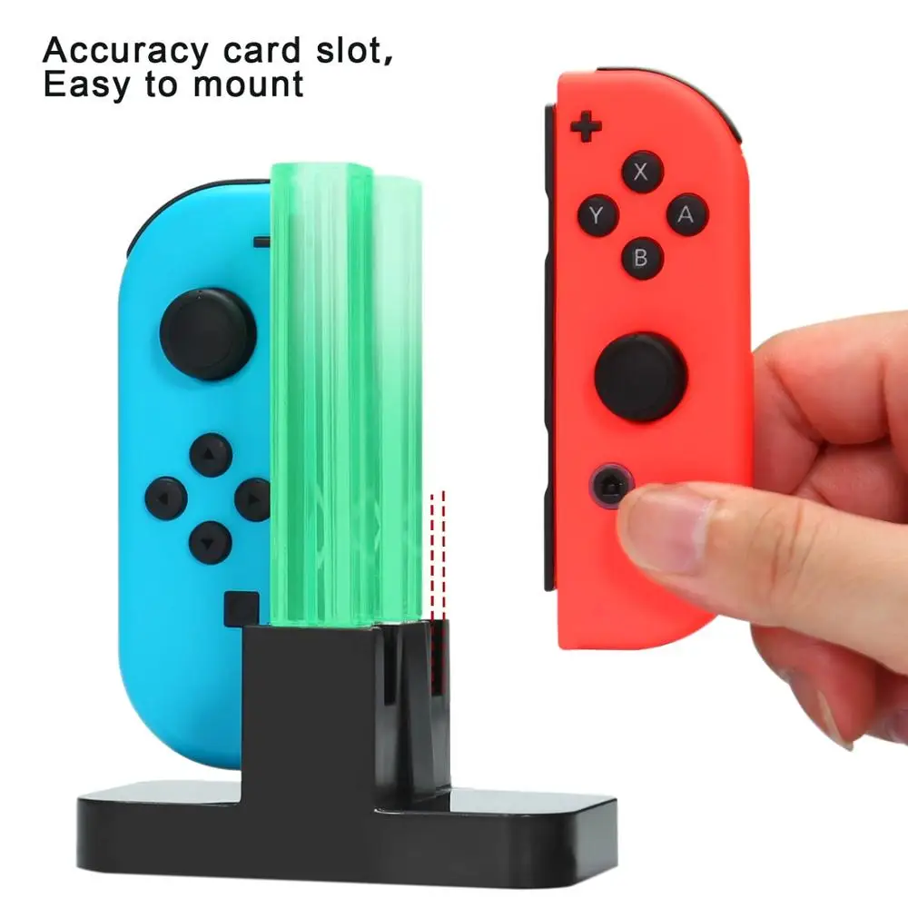Зарядная док станция для nintendo Switch KINGTOP Joy Con зарядное устройство геймпада с