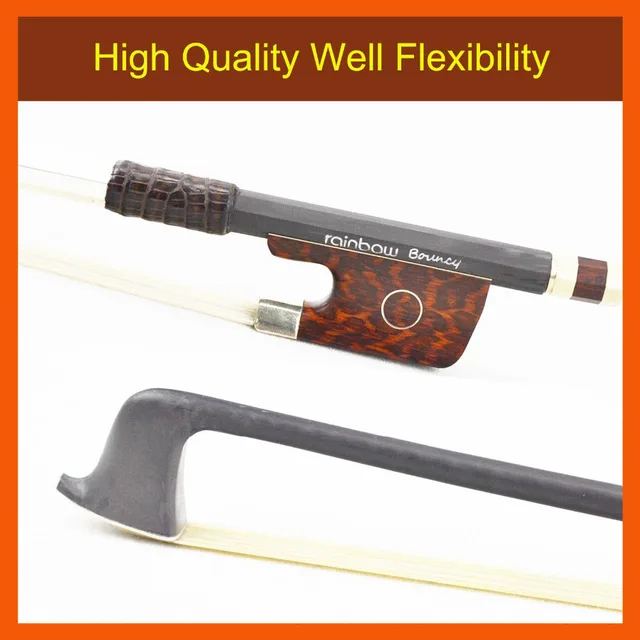 Cheap Master Carbon Fiber Viola Bow Pernambuco Performance! Great Balance and Well Flexibility, Free Shipping With a Hard Wood Case