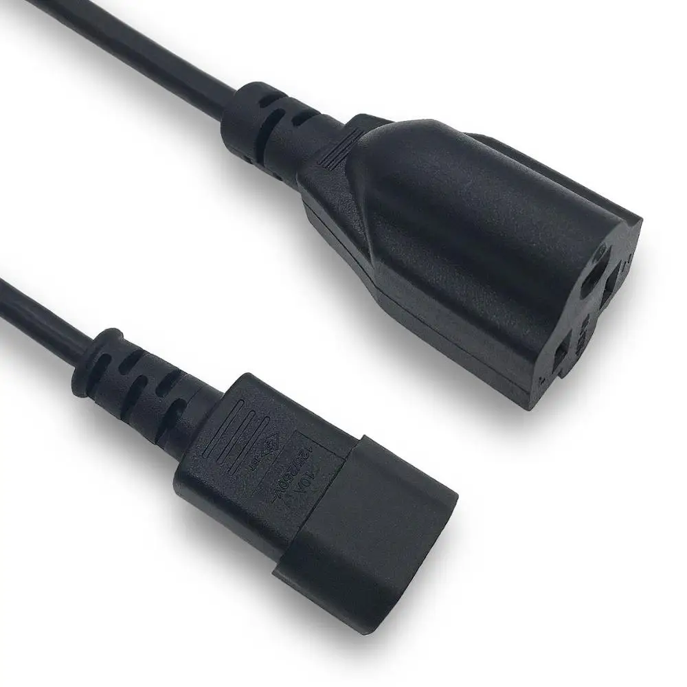 Компьютерное оборудование для кабеля питания PDU (IEC 320 C14 to NEMA 15 5R) 1 фут серверной