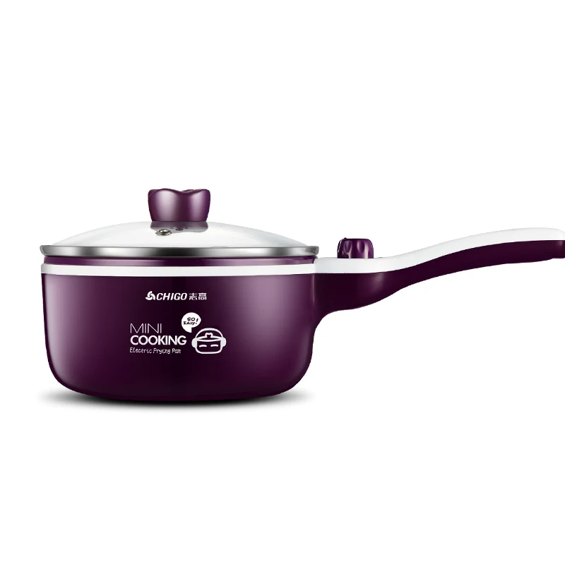 

1L 700W ceramics Egg steamer breakfast machine mini Smokeless non-stick Frying pan Steaming/frying/boiling 2 gears temperature