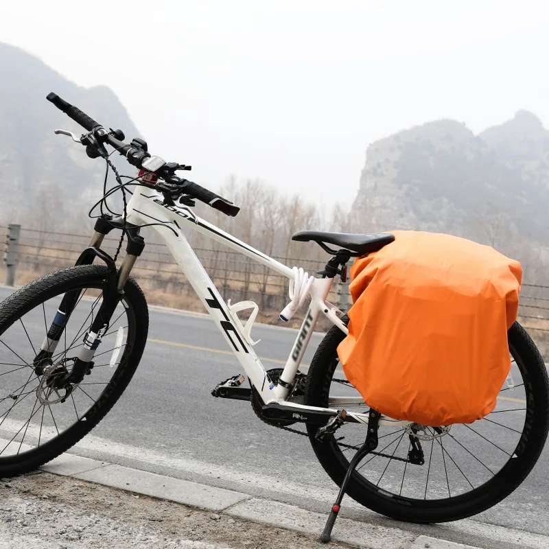 

Bicycle Rain Cover Camel Bag Waterproof Set Back Seat Bag Raincoat Travel Bag Rainproof Dust Cover