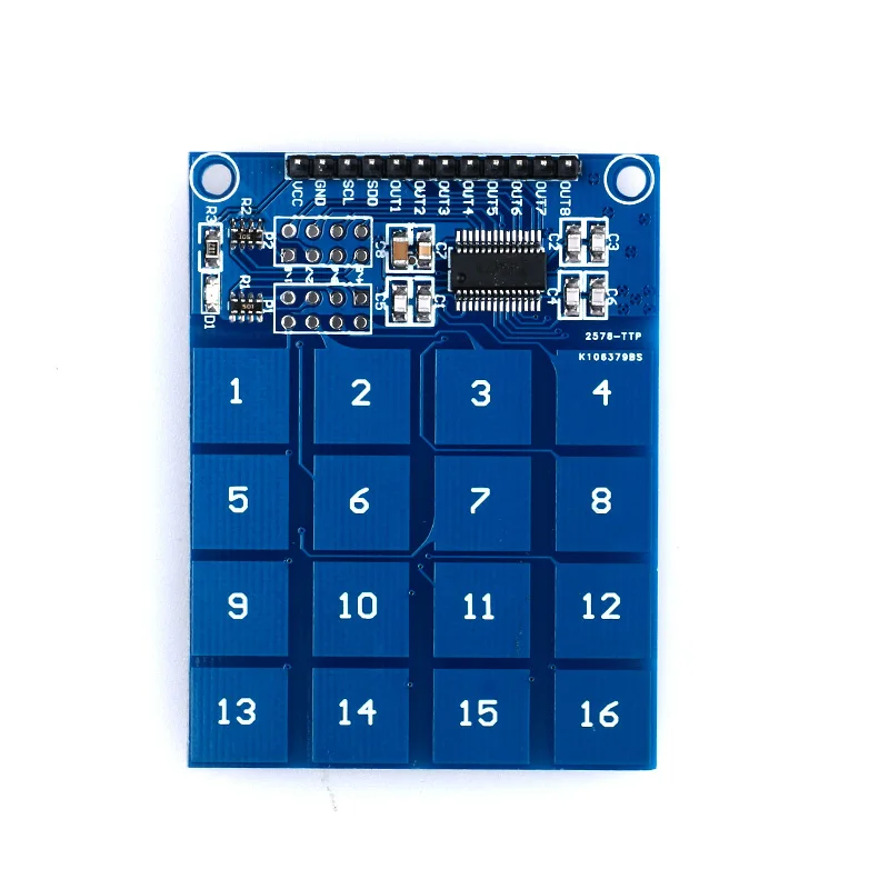 TTP224 TTP226 TTP229 модуль цифрового сенсорного переключателя 4 8 16 канальный способ емкостный сенсорный переключатель модуль датчика для Arduino - Цвет: TTP229 1PCS