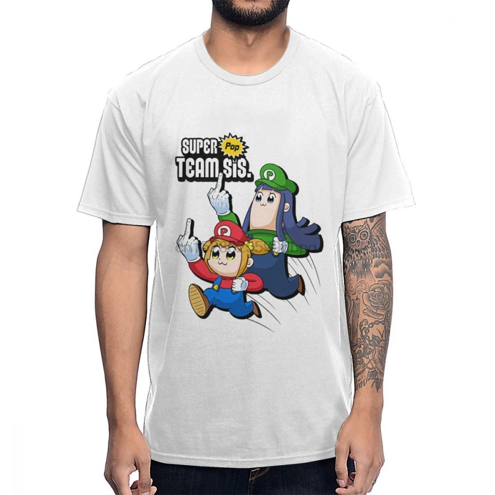 

Novelty Pop Team Epic Pipimi Popuko T shirt Funny Japanese Anime Cartoon Harajuku T-Shirt 2019 Summer New Arrival Tee Shirt