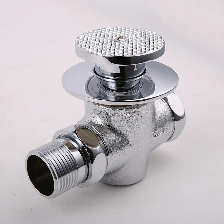 

Practical copper toilet delay valve squatting flush valve concealed pedal type delay urinal flush valve Bathroom accessories