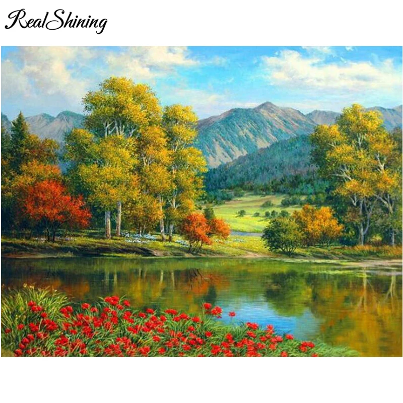 Landscape Lake and forest 999