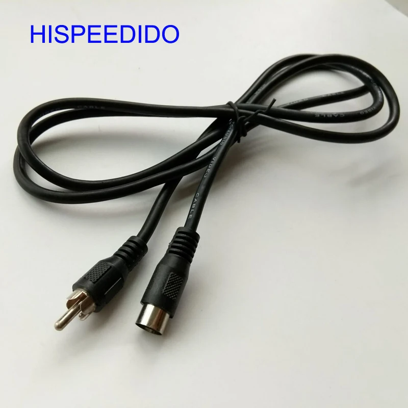 HISPEEDIDO чёрный RF TV свинцовый Кабельный Шнур соединитель подходит для SEGA MASTER SYSTEM и