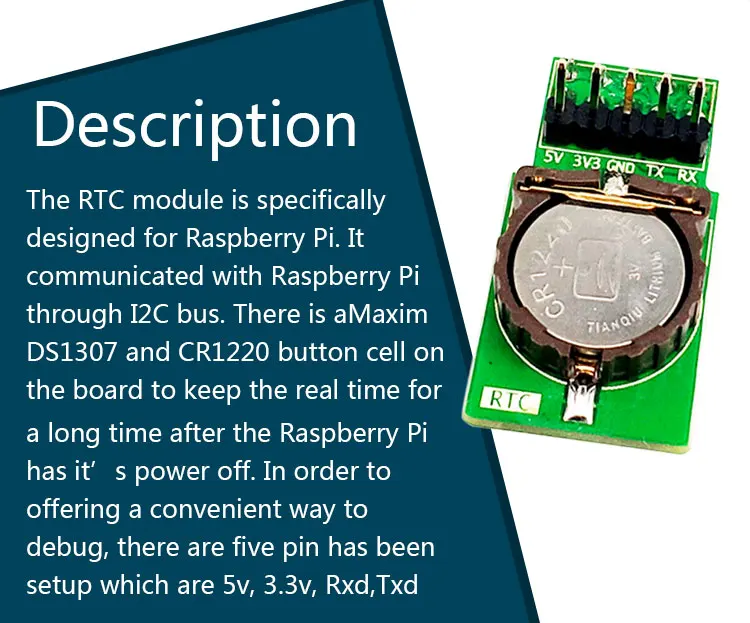 Raspberry Pi 3 Модель B + плюс RTC etrension доска I2C RTC модуль GPIO PI 3