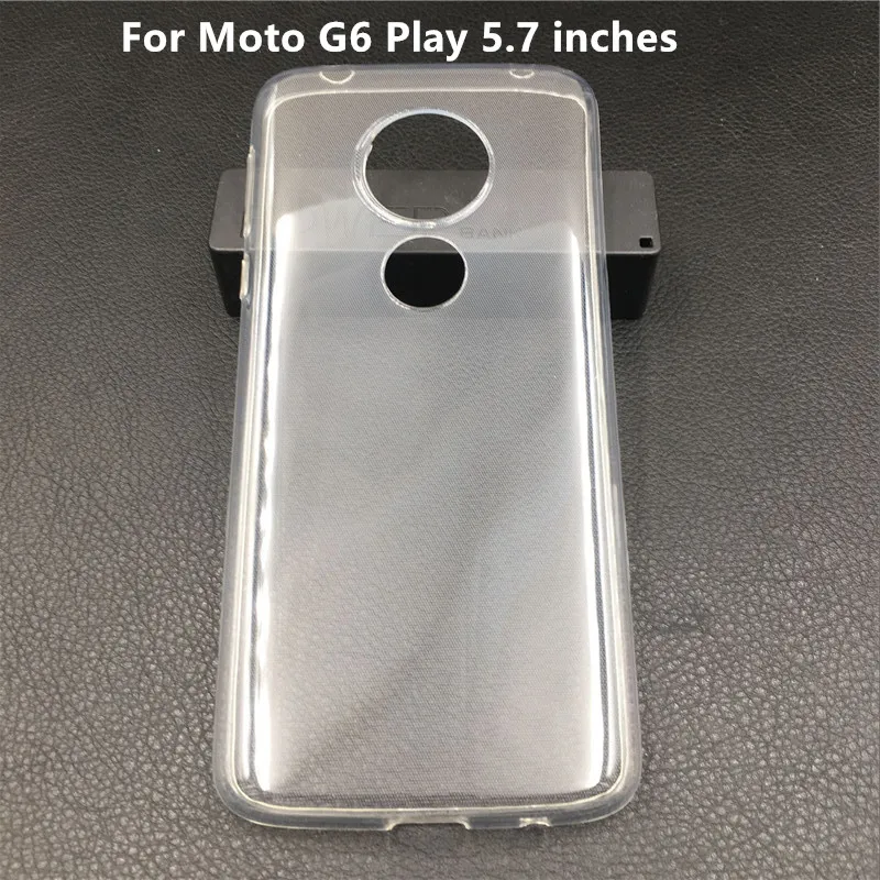 

Ultra Thin Silicone Fundas For Moto G6 Play Phone Case Transparent Silicona Back Cover For Motorola Moto G6 Play G 6 Play XT1922