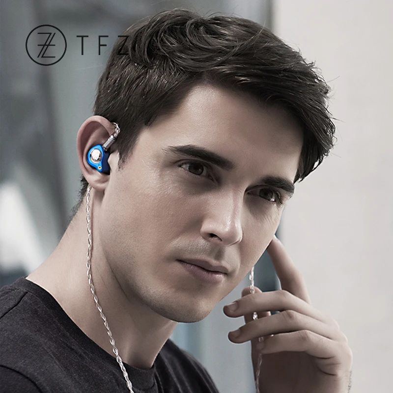 TFZ KING LTD HiFi наушники-вкладыши монитор IEM с двойной магнитной схемой Графен драйвер 2 pin/0,78 мм съемный кабель