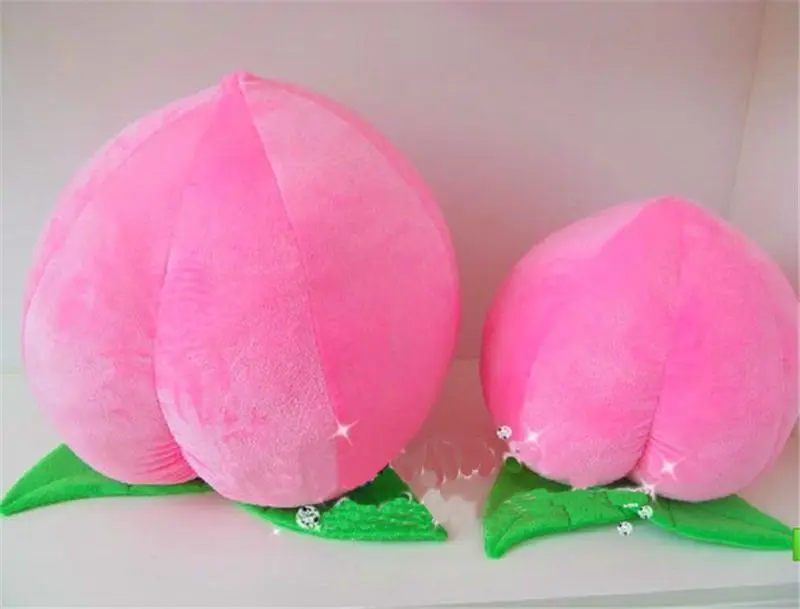 

Food Fruit 35cm Pink Peach Plush Decor Doll Pillow Birthday Cushion Toys Doll Hot Gift