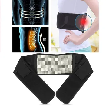 

Self-heating Therapy Waist Belt Lumbar Support Pain Massager Infrared Magnetic Back Brace Support Adjustable Posture Belt S/M/L