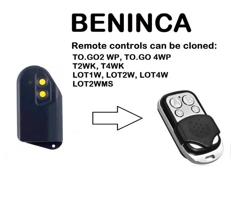 

BENINCA LOT2WMS Remote Control Duplicator 4-Channel 433.92MHz