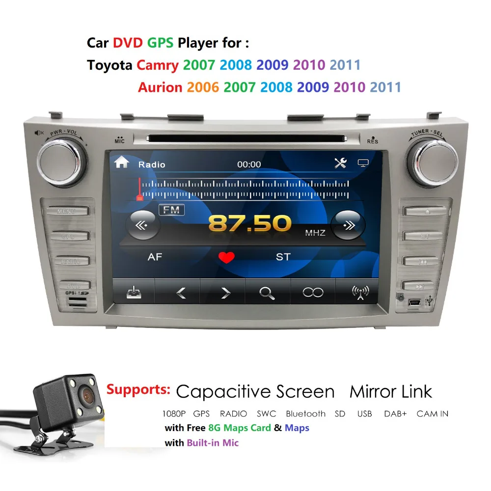 

Hizpo Car Multimedia Stereo Player Bluetooth MP5 Player For Toyota Corolla Car Media Player Support Mirror Link Bluetooth 1080P