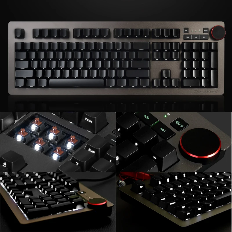 Механическая игровая клавиатура Ajazz AK60 вишневый коричневый переключатель 110