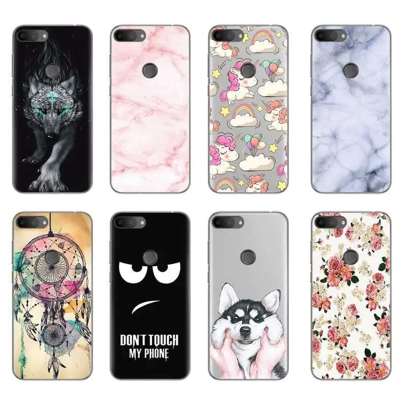 

Shockproof Phone Case For Alcatel 1S (2019) Fashion Design Cute Cartoon Painted TPU Soft Case Silicone Cover