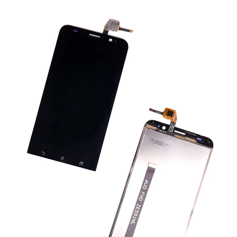 10 шт./лот для Asus Zenfone 2 ZE551ML ЖК экран и сенсорная панель дигитайзер сборка черный