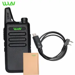 Wln KD-C1 Радио Walkie Talkie 1500 мАч батареи UHF 400-470 мГц новые модные Тип Портативный wln портативная рация