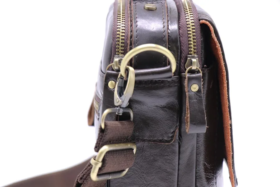 GO-LUCK, брендовая мужская сумка из натуральной кожи с верхней ручкой, сумка через плечо, мужская сумка-мессенджер из воловьей кожи, повседневная сумка для путешествий