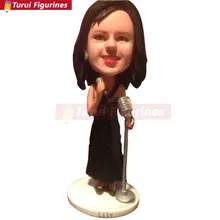 Изготовленный На Заказ Bobblehead изготовленный на заказ Bobblehead торт Топпер Bobblehead подарок Bobblehead украшение для именинного торта жена Bobblehead мать подарок ПИС